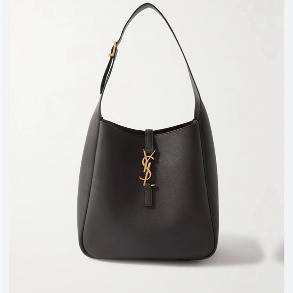 Yves Saint Laurent Handbags - SAINT LAURENT - LE 5 À 7 supple small IN GRAINED LEATHER BLACK BAG- LIKE NEW